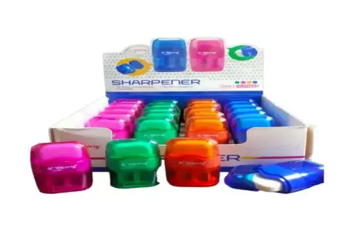 Yalong Transparent 2-Hole Sharpener with Eraser
