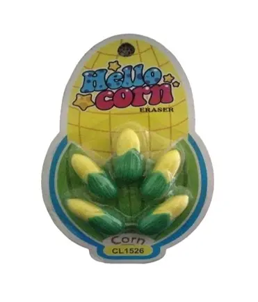 5-Piece Corn-Shaped Eraser Set