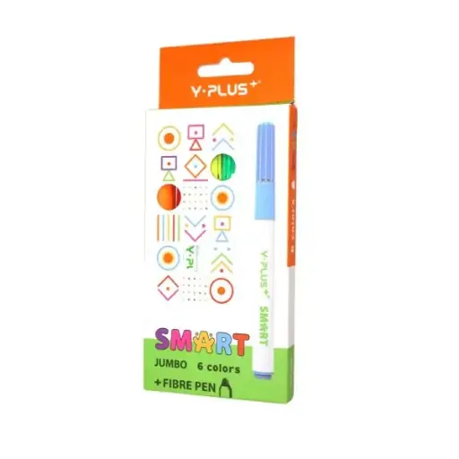 Y-Plus SMART Jumbo Markers 6 Colors FP250300