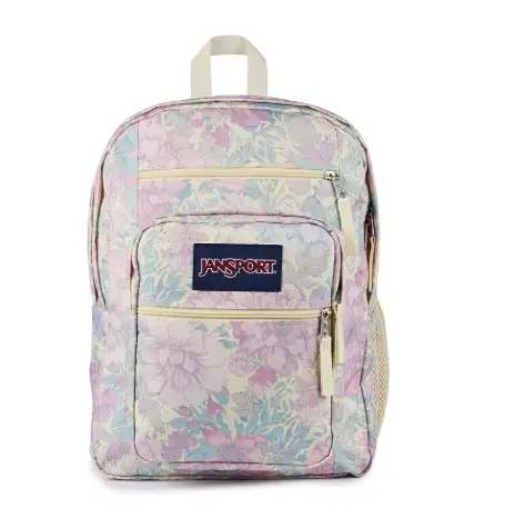 شنطة ظهر JANSPORT بيج ستودنت بنقشة تابستري باهتة