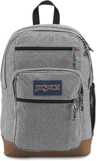 JANSPORT Cool Student Grey Letterman Backpack