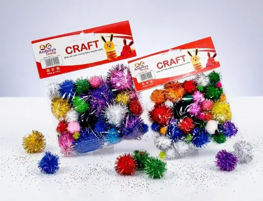 Bronze Pom Poms PS-JQM