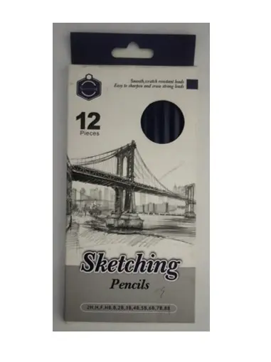 Yalong Sketch Sketching Pencil Set - 12 Pencils