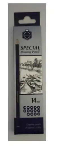 Yalong Sketching Pencil Set Gold Edition - 14 Pencils