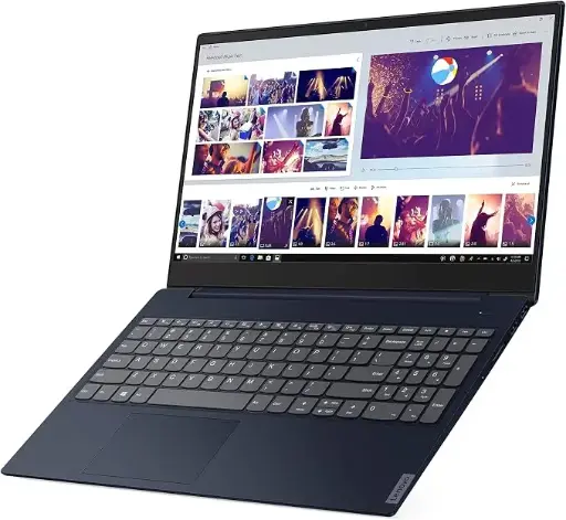 لابتوب Lenovo IdeaPad S340 – معالج Intel Core i7-8565U، رام 12 جيجابايت DDR4، شاشة 14 بوصة FHD، كارت شاشة Intel UHD Graphics 620، لون أزرق
