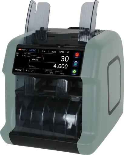 ماكينة عد النقود LG5500T MIX بشاشة لمس 6.9 بوصة وكشف التزوير 