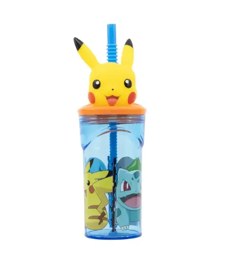STOR 3D Figurine Tumbler Kids Water Bottle 360 ml - Pokémon