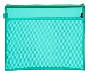 Document Holder Zipper Mesh Fabric B4 Pack 12 Pieces