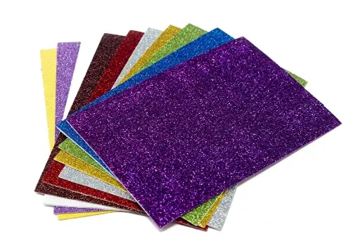 Non-Adhesive A4 Glitter EVA Foam