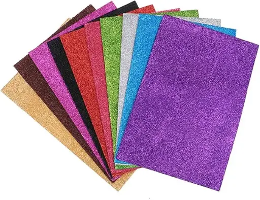 A4 Glitter Foam Sticker