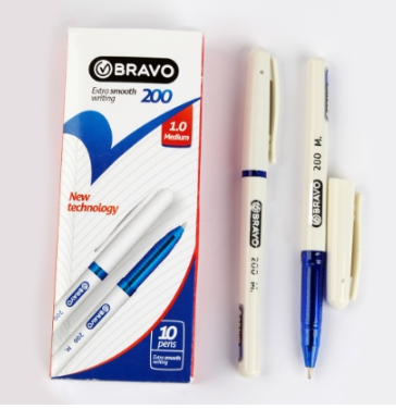 Bravo 200 Ballpoint Pen - (1.0 mm) - Blue - Pack of 10