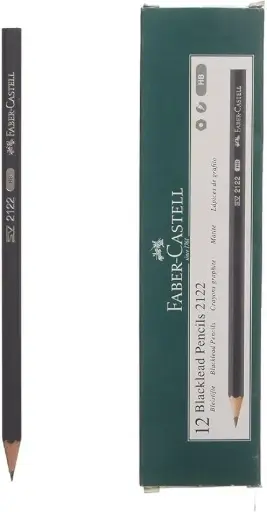 Faber-Castell Pencil 2122 (2B) without Eraser 12 Pen