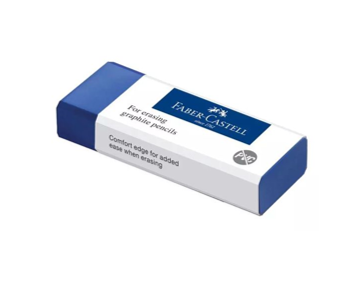 Faber-Castell PCV Free Box Eraser Blue 30 Pieces