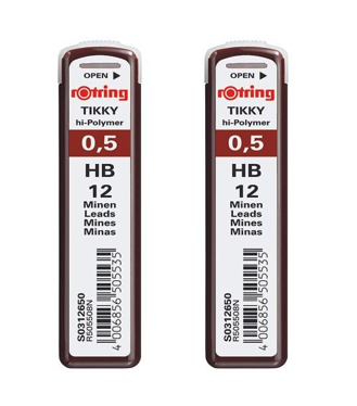 سنون قلم رصاص 0.5 روترنج HB علبه 10 قطع