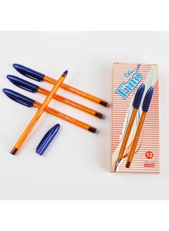 Prima Fino Ballpoint Pen Set, 12 Pieces - Blue