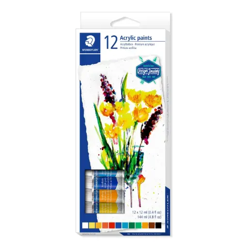 STAEDTLER Acrylic paint tubes12pc