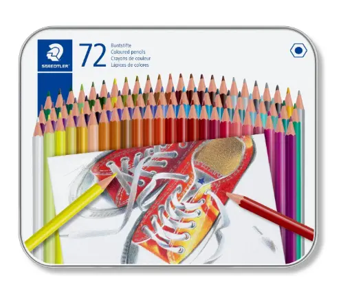 STAEDTLER Coloured pencil hexagonal 72pc