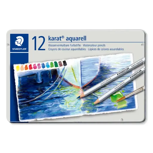 STAEDTLER Colour pen karat aqu. 12St FSC 100%