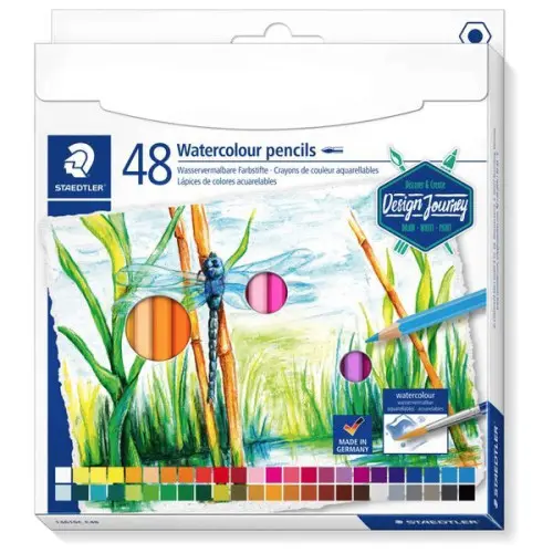 STAEDTLER Coloured pencil aqu 48pcs 100% PEFC