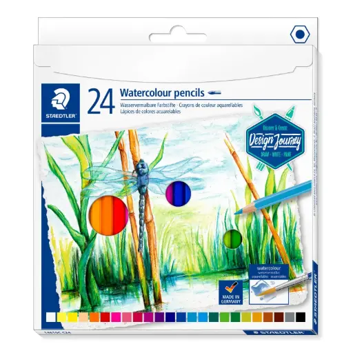STAEDTLER Coloured pencil aqu 24pcs
