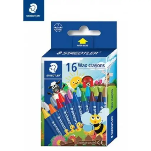STAEDTLER Wax Crayons 16 colour thiland