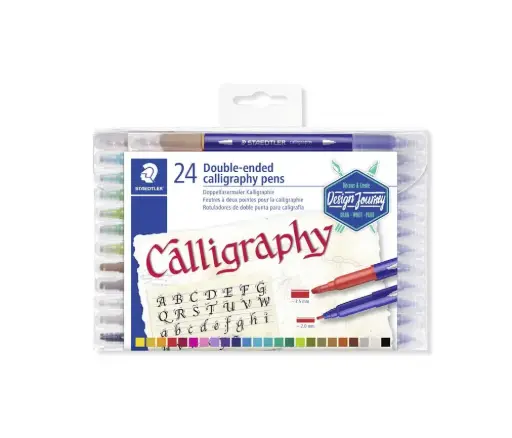 STAEDTLER Double-ended calligr. pens 24pcs