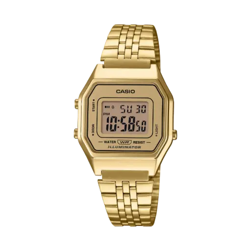 Casio Stainless Steel Band Watch LA680WGA-9DF