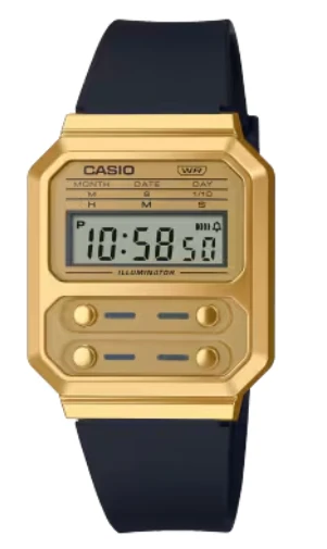 ساعة كاسيو بسوار ريزن موديل A100WEFG-9ADF