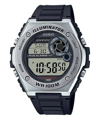 Casio Resin Band Watch MWD-100H-1AVDF