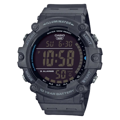 ساعة كاسيو بسوار ريزن موديل AE-1500WH-8BVDF