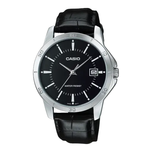 Casio Leather Band Watch MTP-V004L-1AUDF