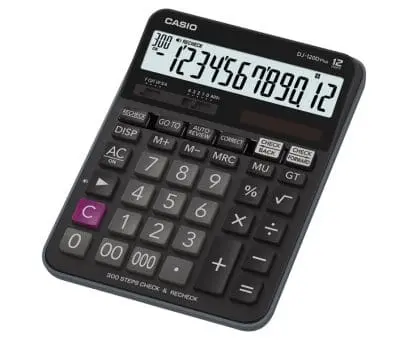 آلة حاسبة عملية كاسيو DJ-120D PLUS-WA-DPW