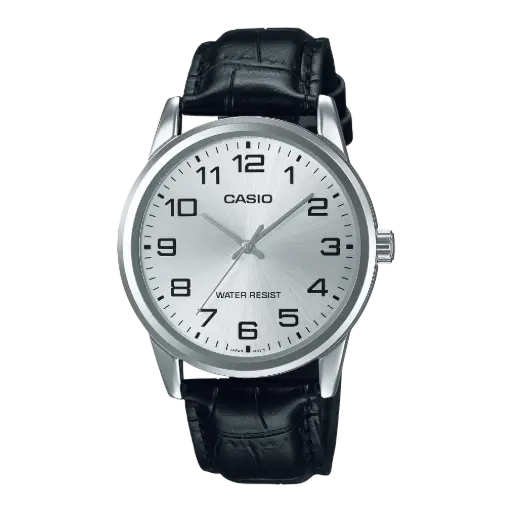 Casio Leather Band Watch MTP-V001L-7BUDF