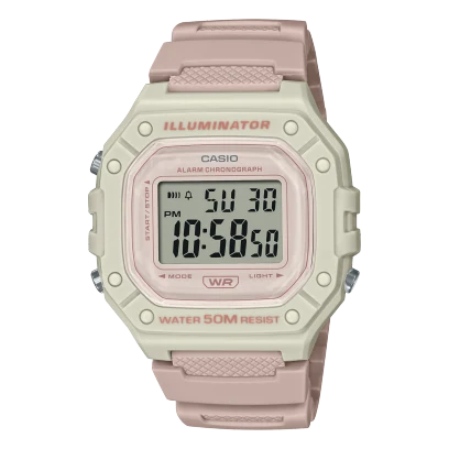 Casio Resin Band Watch W-218HC-4A2VDF