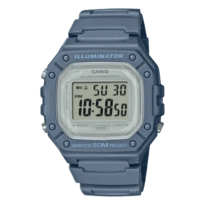 ساعة كاسيو بسوار ريزن موديل W-218HC-2AVDF