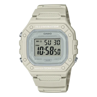 ساعة كاسيو بسوار ريزن موديل W-218HC-8AVDF