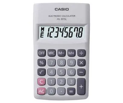 Casio Practical Calculator HL-815L-WE-W-DP