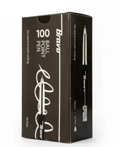 Bravo Ball Pen Bravo 100 - 25 Pen - Black