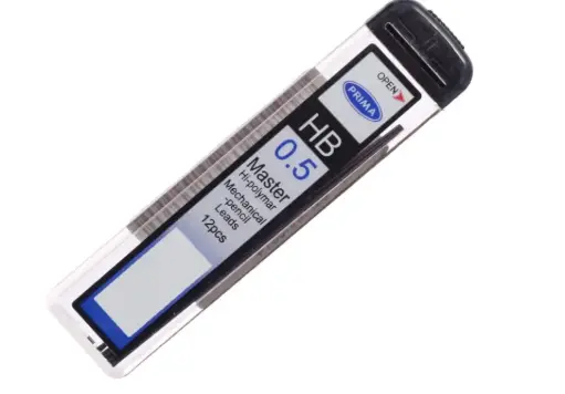 Prima Mechanical Pencil Leads HB, 0.5 mm