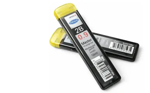 Prima Mechanical Pencil Leads 2B , 0.9 mm