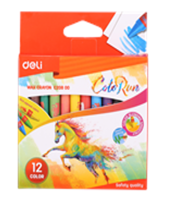 ديلي الوان شمع12لون علبه كارتون