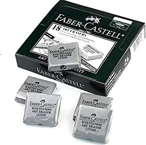 Faber-Castell Charcoal Eraser for Student Artist Charcoal Sketch Drawing Tools - Gray