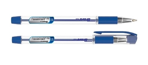 Bravo Plus Ballpoint Pen - (0.7 mm) - Blue - Pack of 10