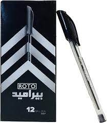  علبة 12 قلم روتو بيراميد اسود