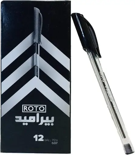 Roto 12-Piece Pen Set Box Roto Pyramid Black