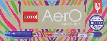  علبة 12 قلم روتو ايرو  ازرق