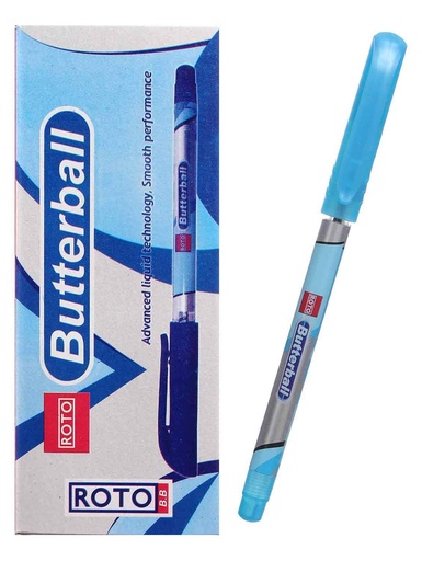 Roto butterball ballpoint pen, 0.7 mm, blue - pack of 12