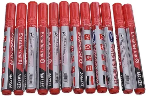 Prima Set 12 pen Prima White-board Red