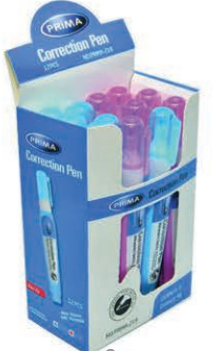 Prima Office Supplies Liquid Correction Fluid 219 big box 12  Piece