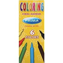 بريما الوان فلوماستر 6لون علبه ايكو شرنك 24 قطعة